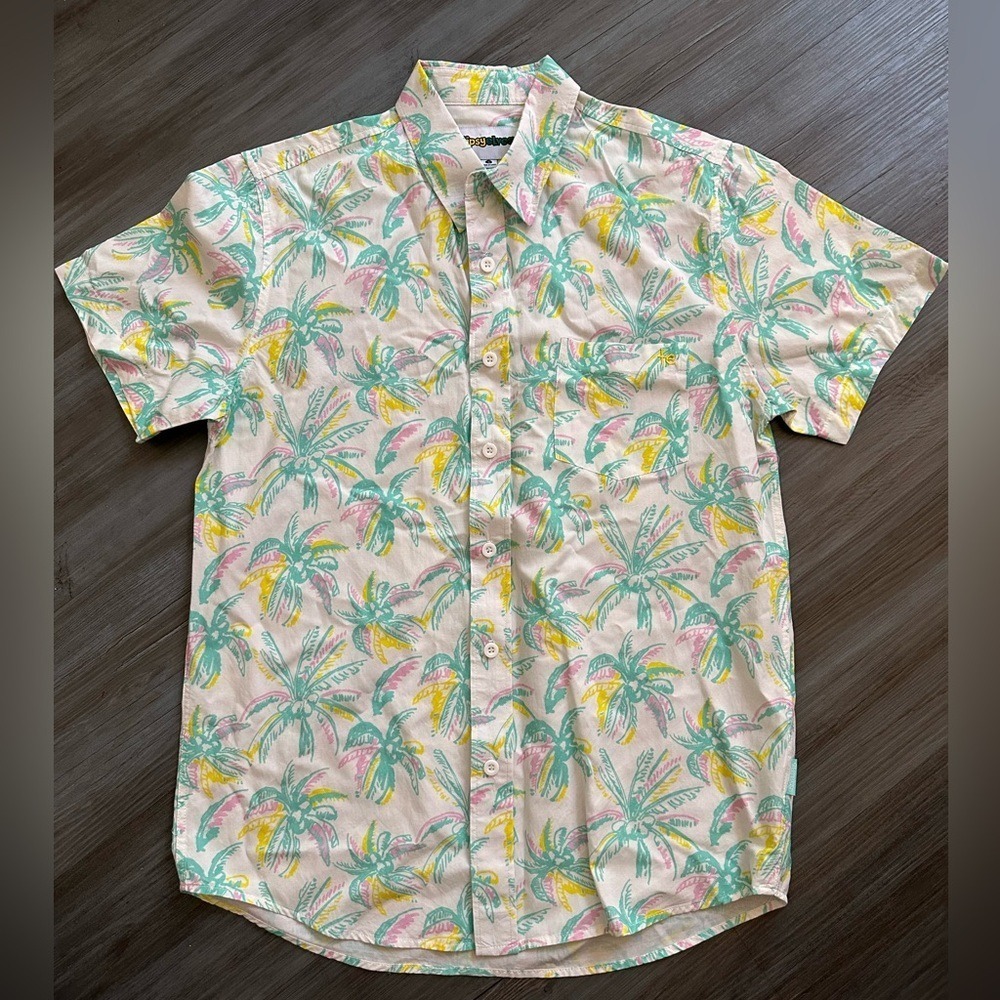 Tipsy Elves MEN'S VIBRANT VACATION HAWAIIAN SHIRT Size Small
